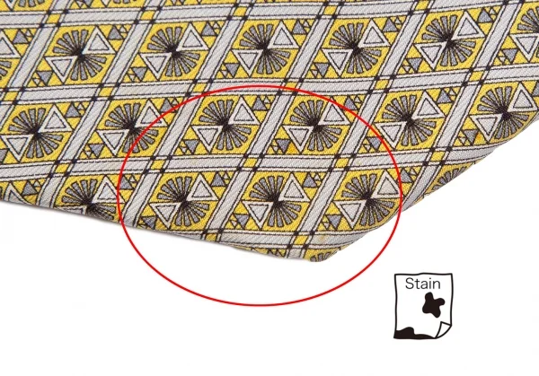 エルメスHERMES シルクグラフィックプリントネクタイ 黄 K-117654_006