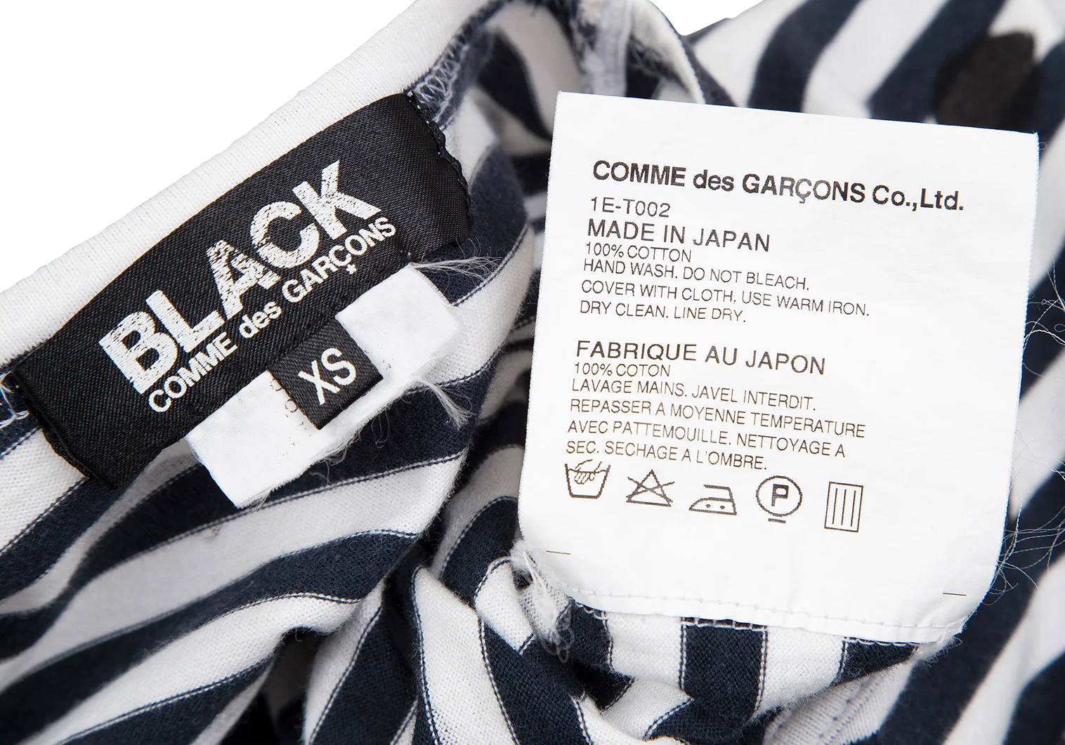 ブラックコムデギャルソンBLACK COMME des GARCONS 手描きドット