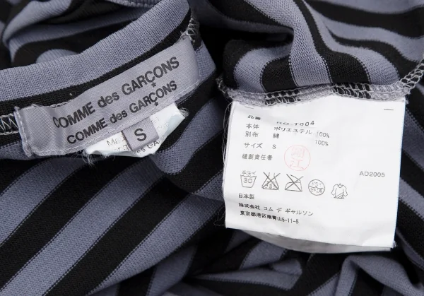 COMME des GARCONS COMME des GARCONS Product Dyed Stripe T Shirt K-117668_013