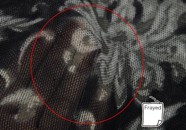 ヨウジヤマモト ファムYohji Yamamoto FEMMEダマスクプリントメッシュTシャツ 黒M K-117698_006