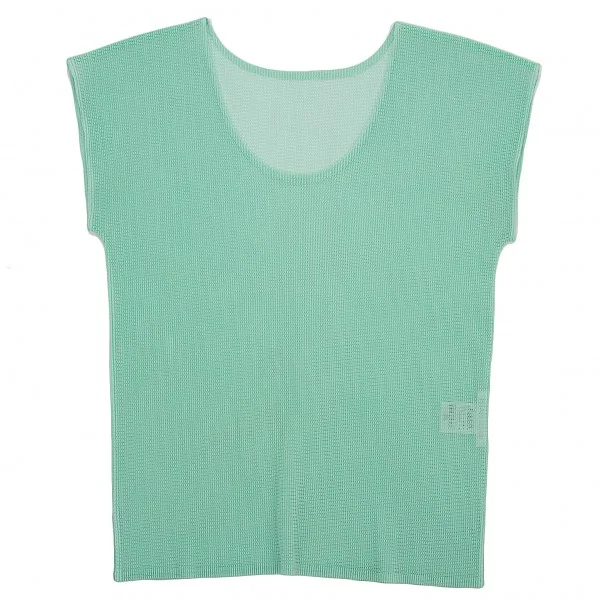 プリーツプリーズPLEATS PLEASE ネットノースリーブ ミントグリーン3