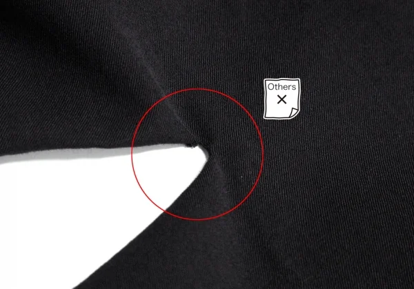 ヨウジヤマモト ファムYohji Yamamoto FEMME ウールギャバピンタックデザインアシンメトリージャケット 黒XS K-117706_012