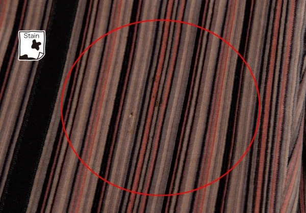 エンポリオアルマーニEMPORIO ARMANI マルチストライプコーデュロイパンツ モカピンク黒36 K-117760_007