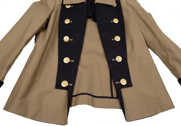 ヴィヴィアンウエストウッド レッドレーベルVivienne Westwood Red Label オーブボタンナポレオンジャケット モカ黒1 K-117770_014