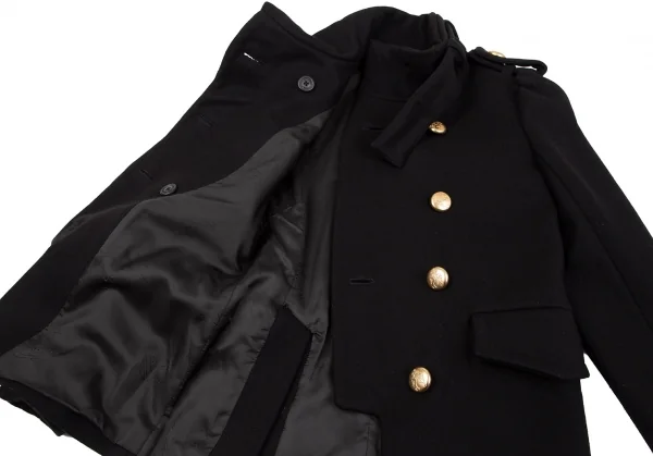 ヴィヴィアンウエストウッド アングロマニアVivienne Westwood ANGLOMANIA メルトンナポレオンジャケット 黒38 K-117772_011