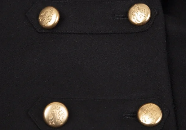 ヴィヴィアンウエストウッド アングロマニアVivienne Westwood ANGLOMANIA メルトンナポレオンジャケット 黒38 K-117772_006