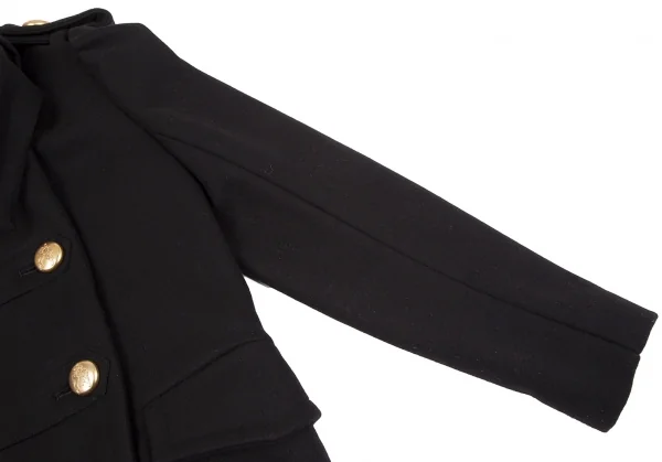 ヴィヴィアンウエストウッド アングロマニアVivienne Westwood ANGLOMANIA メルトンナポレオンジャケット 黒38 K-117772_007