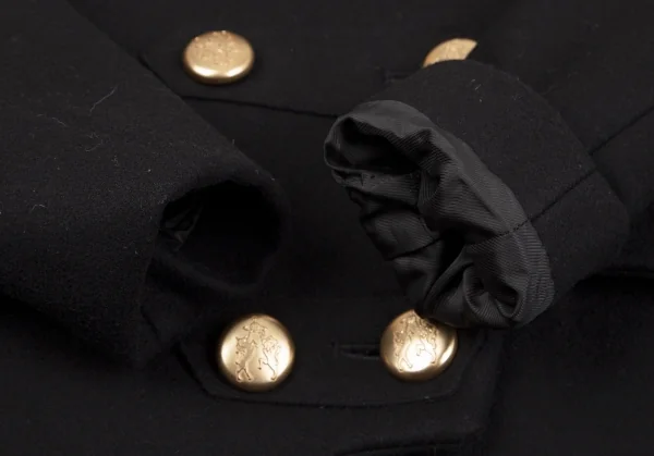 ヴィヴィアンウエストウッド アングロマニアVivienne Westwood ANGLOMANIA メルトンナポレオンジャケット 黒38 K-117772_008