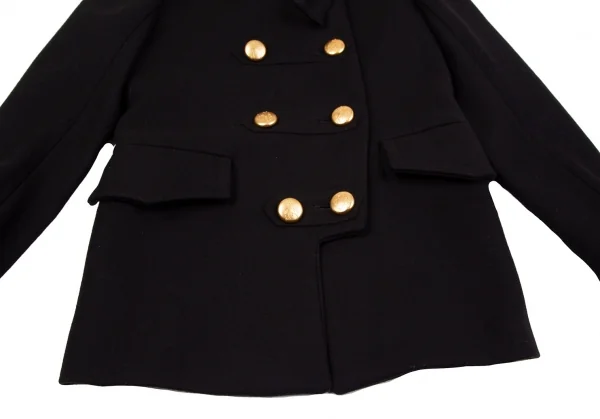 ヴィヴィアンウエストウッド アングロマニアVivienne Westwood ANGLOMANIA メルトンナポレオンジャケット 黒38 K-117772_009