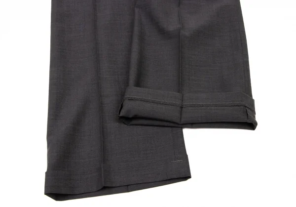 ヨウジヤマモト ファムYohji Yamamoto FEMME ウールポリカッティング変形セットアップスーツ グレー2 K-117779_015