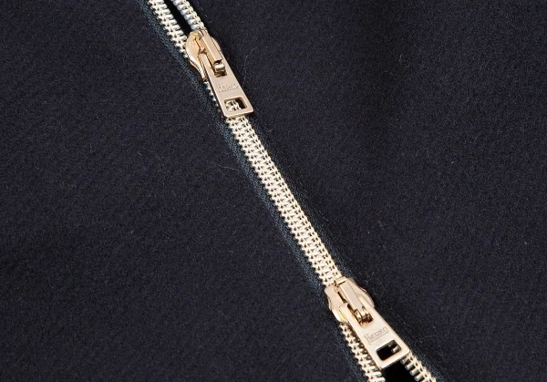 ヘルノHERNO キルティング切替中綿ウールコート 紺12A K-117817_011