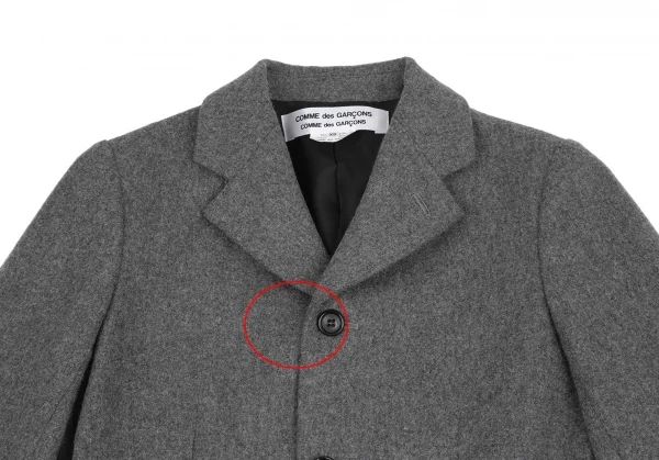 COMME des GARCONS Round Cut Hem Design Jacket K-117837_003