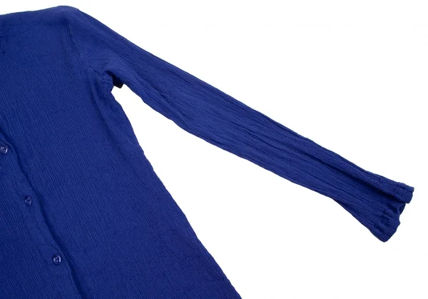 イッセイミヤケ ハートISSEY MIYAKE HaaT クレーププリーツカーディガン 青2 K-117846_009