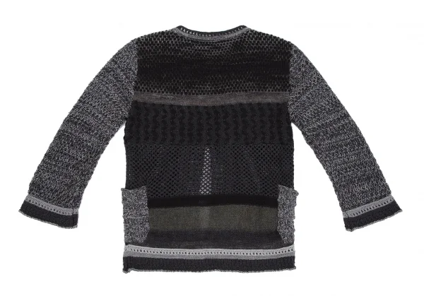 イッセイミヤケ ハートISSEY MIYAKE HaaT 編み替えデザインニット