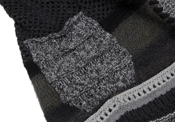 イッセイミヤケ ハートISSEY MIYAKE HaaT 編み替えデザインニット