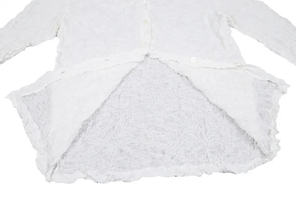 イッセイミヤケペルマネンテISSEY MIYAKE PERMANENTE シワプリーツブラウス 白2 K-117867_010
