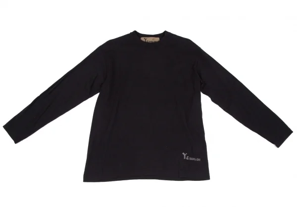 ワイズ バングオン！Y's BANG ON! No.0 裾ワンポイントロゴプリントカットソー 黒2 K-117940_002