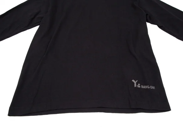 ワイズ バングオン！Y's BANG ON! No.0 裾ワンポイントロゴプリントカットソー 黒2 K-117940_006