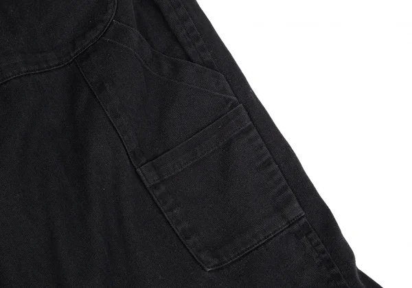 ワイズY's コットンツイルクロップドペインターパンツ 黒3 K-117943_011