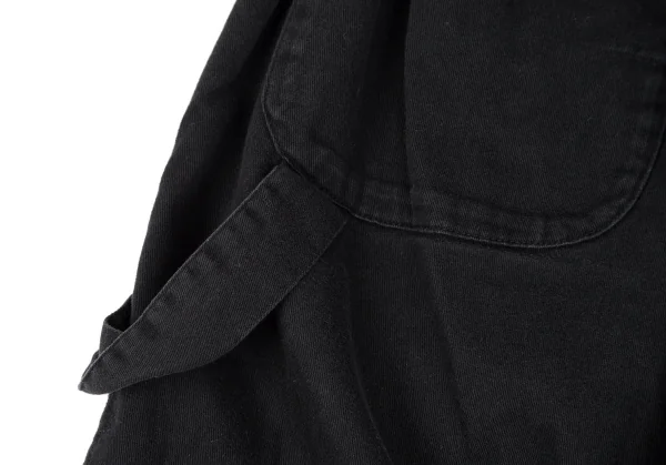 ワイズY's コットンツイルクロップドペインターパンツ 黒3 K-117943_012