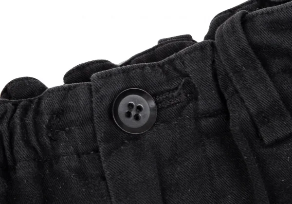 ワイズY's コットンツイルクロップドペインターパンツ 黒3 K-117943_005