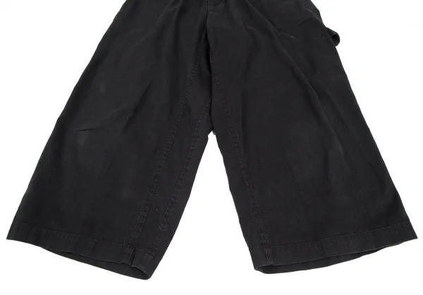 ワイズY's コットンツイルクロップドペインターパンツ 黒3 K-117943_007
