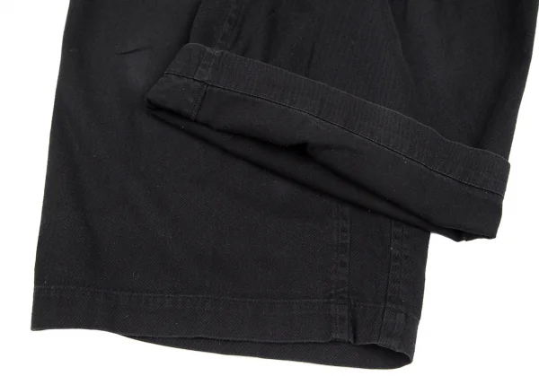 ワイズY's コットンツイルクロップドペインターパンツ 黒3 K-117943_008