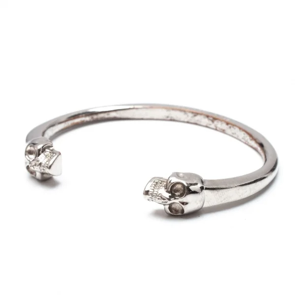 アレキサンダーマックイーンAlexander McQUEEN ツインスカルバングル シルバー K-117958_001