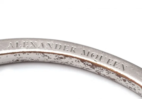 アレキサンダーマックイーンAlexander McQUEEN ツインスカルバングル シルバー K-117958_010