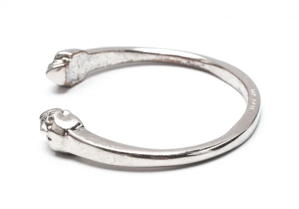 アレキサンダーマックイーンAlexander McQUEEN ツインスカルバングル シルバー K-117958_002