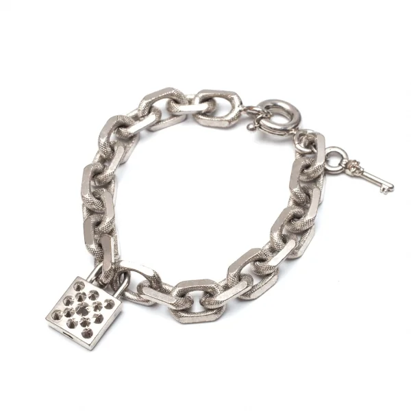 アレキサンダーマックイーンAlexander McQUEEN パドロックチェーンブレスレット