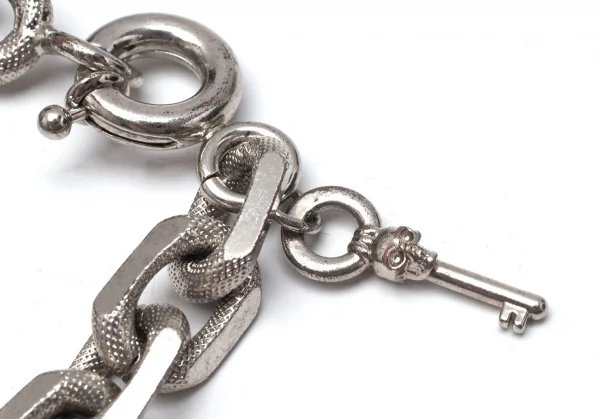 アレキサンダーマックイーンAlexander McQUEEN パドロックチェーンブレスレット シルバー K-117959_003