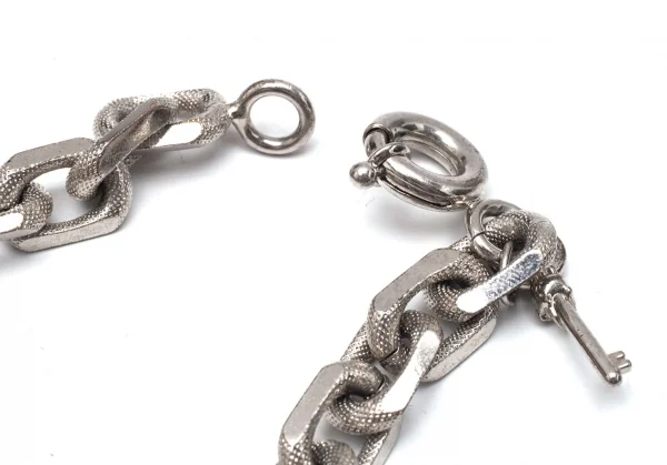 アレキサンダーマックイーンAlexander McQUEEN パドロックチェーンブレスレット シルバー K-117959_004