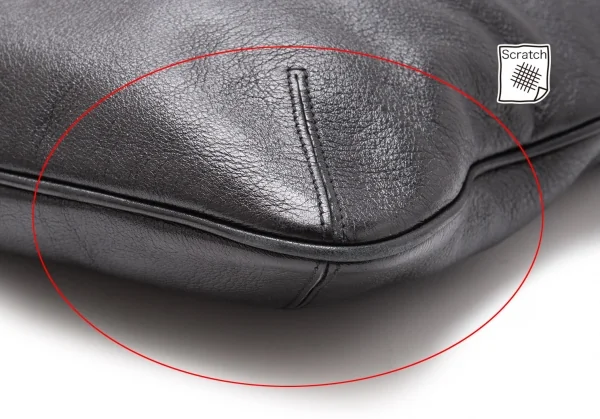 サンローランパリSAINT LAURENT PARIS カサンドラチャームレザーホーボーバッグ 黒 K-117970_010