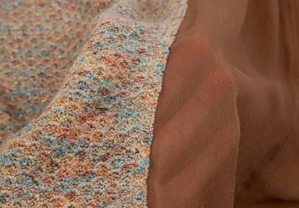 ツモリチサトTSUMORI CHISATO ラビットファー装飾キャミソール モカ2 K-117975_010