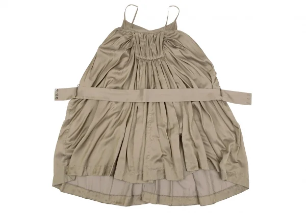 ズッカzucca ポリコットンキャミソールワンピース カーキM K-117980_010