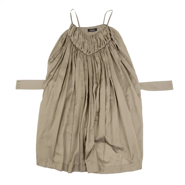 ズッカzucca ポリコットンキャミソールワンピース カーキM K-117980_002