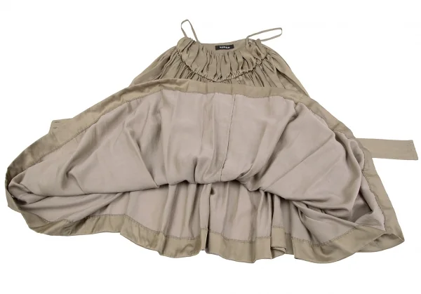 ズッカzucca ポリコットンキャミソールワンピース カーキM K-117980_009