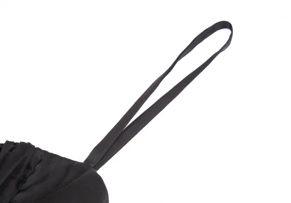 ズッカzucca ポリコットンギャザーキャミソールワンピース 黒M K-117981_004