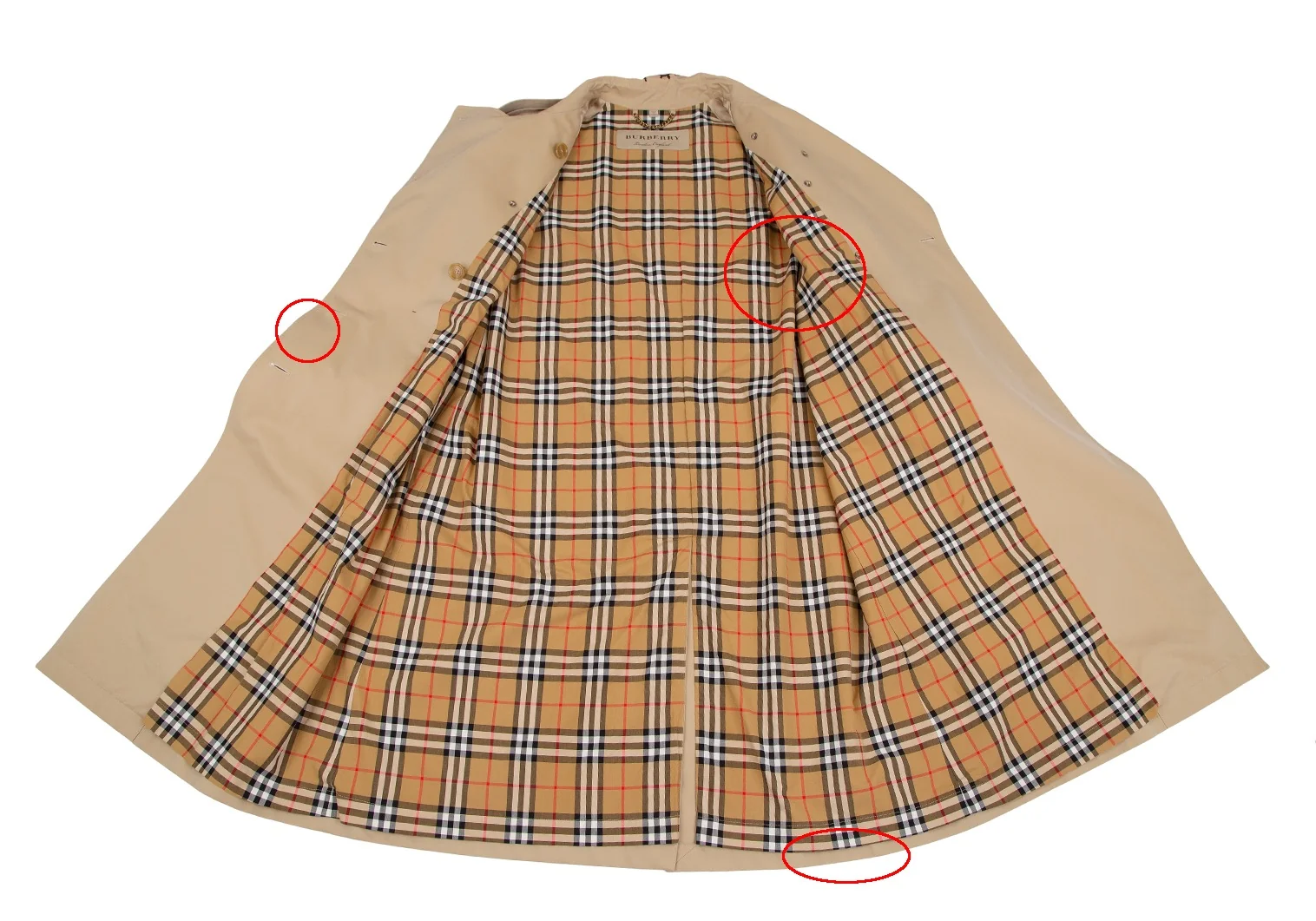 バーバリーBURBERRY コットンギャバグラフィックプリント