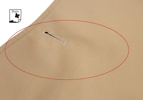 バーバリーBURBERRY コットンギャバグラフィックプリントトレンチコート ベージュ48 K-118001_011