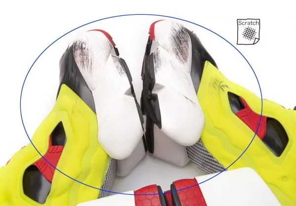 メゾンマルジェラ×リーボックMaison Margiela×Reebok Tabi Instapump Fury Hi アンクルブーツ 黒赤黄40(25cm位) K-118005_013