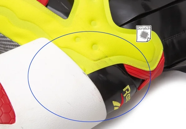 メゾンマルジェラ×リーボックMaison Margiela×Reebok Tabi Instapump Fury Hi アンクルブーツ 黒赤黄40(25cm位) K-118005_014