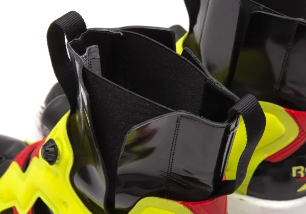 メゾンマルジェラ×リーボックMaison Margiela×Reebok Tabi Instapump Fury Hi アンクルブーツ 黒赤黄40(25cm位) K-118005_019