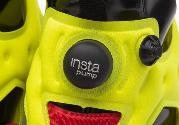 メゾンマルジェラ×リーボックMaison Margiela×Reebok Tabi Instapump Fury Hi アンクルブーツ 黒赤黄40(25cm位) K-118005_006