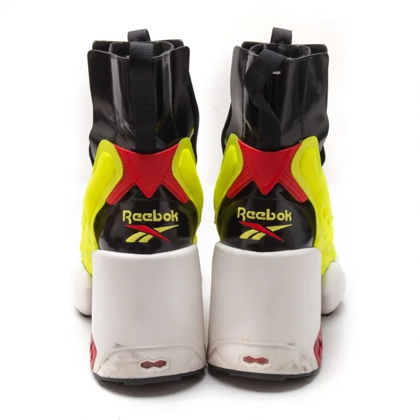 メゾンマルジェラ×リーボックMaison Margiela×Reebok Tabi Instapump Fury Hi アンクルブーツ 黒赤黄40(25cm位) K-118005_008