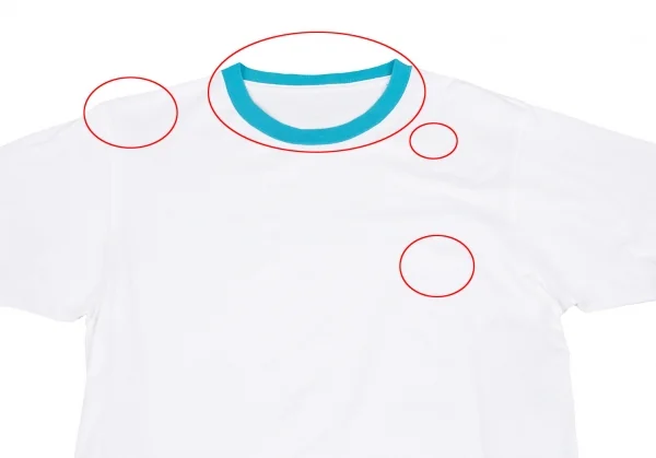 ユニフォームエクスペリメントuniform experiment WhiteLine バックロゴリンガーTシャツ 水色 白2 K-118009_006