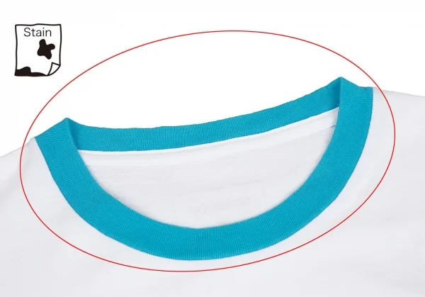 ユニフォームエクスペリメントuniform experiment WhiteLine バックロゴリンガーTシャツ 水色 白2 K-118009_008