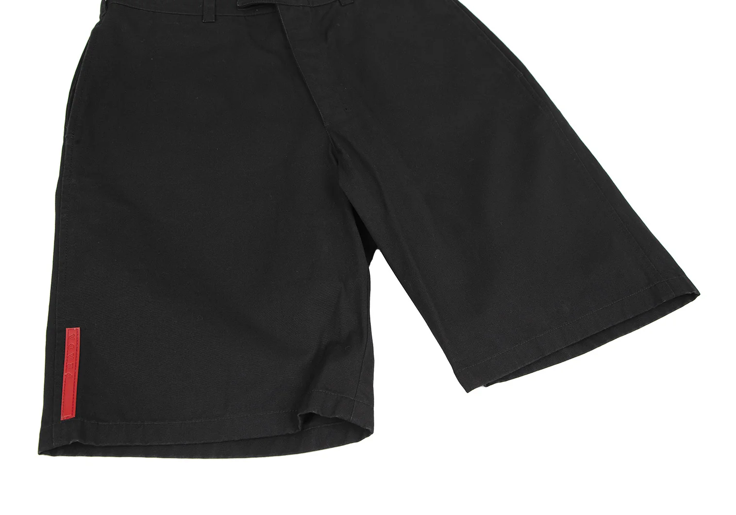 プラダスポーツ　パンツ プラダスポーツPRADA SPORT フラップポケットデザインショート
