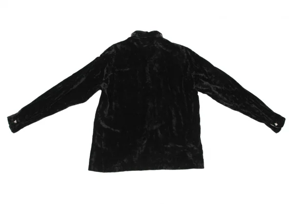 Jean-Paul GAULTIER HOMME Buffalo Metal Button Velor Shirt K-118019_010